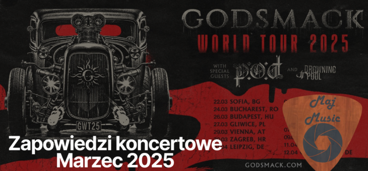 Zapowiedzi koncertowe – Marzec 2025