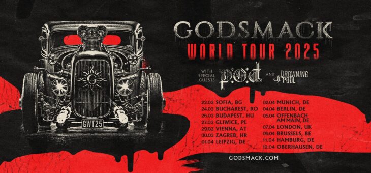 Godsmack + P.O.D., Drowning Pool / PreZero Arena, Gliwice / 27.03.2025