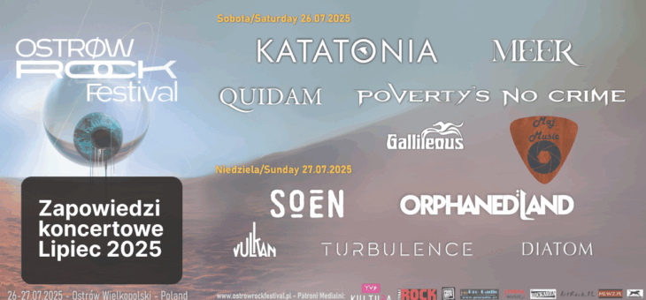 Zapowiedzi koncertowe – Lipiec 2025