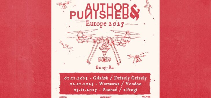 Author & Punisher + Bong-Ra / Gdańsk, Warszawa, Poznań / 01-03.11.2025