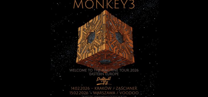 Monkey3 + Daffodil Pill / Kraków, Warszawa / 14-15.02.2026 – Zapowiedź