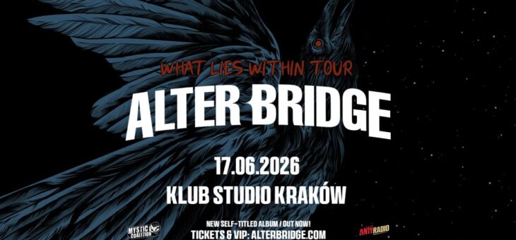 Alter Bridge / Klub Studio, Kraków / 10.06.2026 – Zapowiedź
