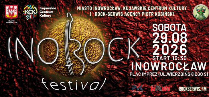 Ino Rock Festival 2026 / Plac Imprez, Inowrocław / 29.08.2026 – Zapowiedź