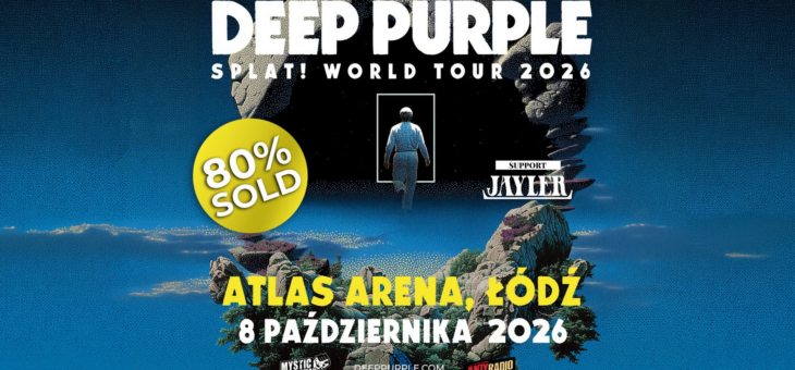 Deep Purple + Jayler / Atlas Arena, Łódź / 08.10.2026 – Zapowiedź