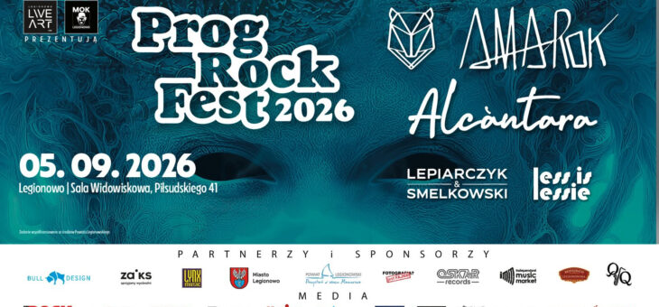 ProgRockFest 2026, Sala Widowiskowa, Legionowo, 05.09.2026 – Relacja