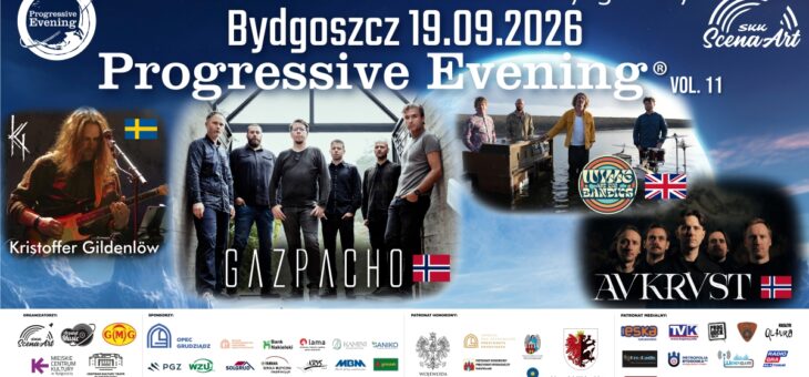 Progressive Evening vol. 11 / MCK, Bydgoszcz / 19.09.2026 – Zapowiedź