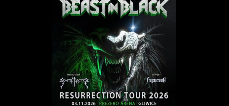Beast in Black + Sonata Arctica, Frozen Crown / PreZero Arena Gliwice / 03.11.2026 – Zapowiedź