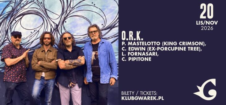 O.R.k / Klub Gwarek, Kraków / 20.11.2026 – Zapowiedź
