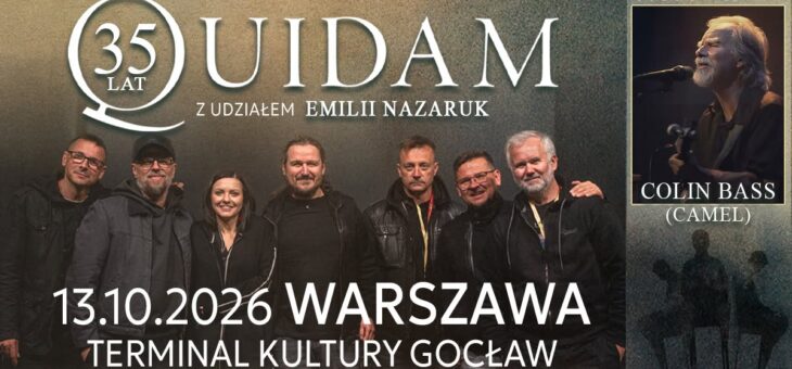 Quidam + Emilia Nazaruk i Colin Bass, Terminal Kultury Gocław, Warszawa, 13.10.2026 – Relacja