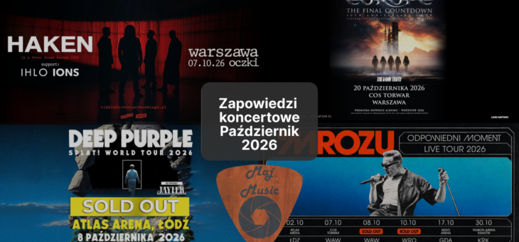 Zapowiedzi koncertowe – Październik 2026
